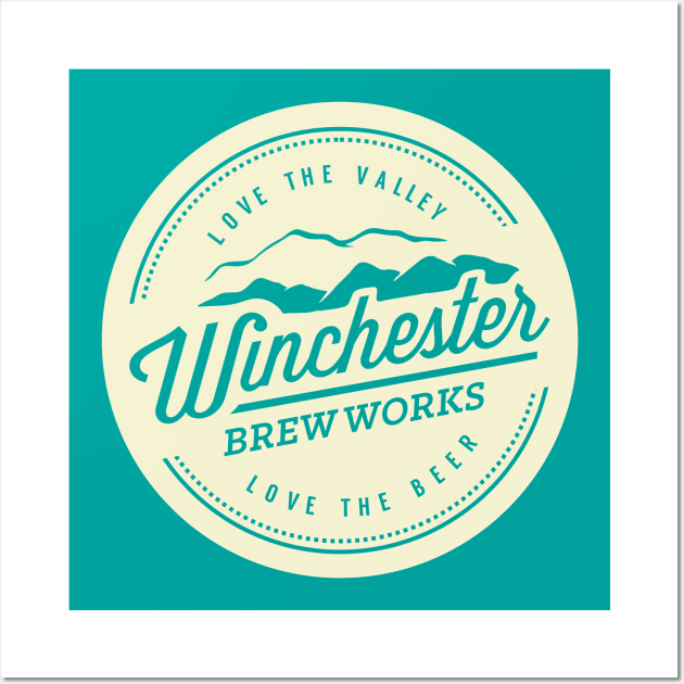 Winchester Brew Works logo (light ink) Wall Art by Winchester Brew Works